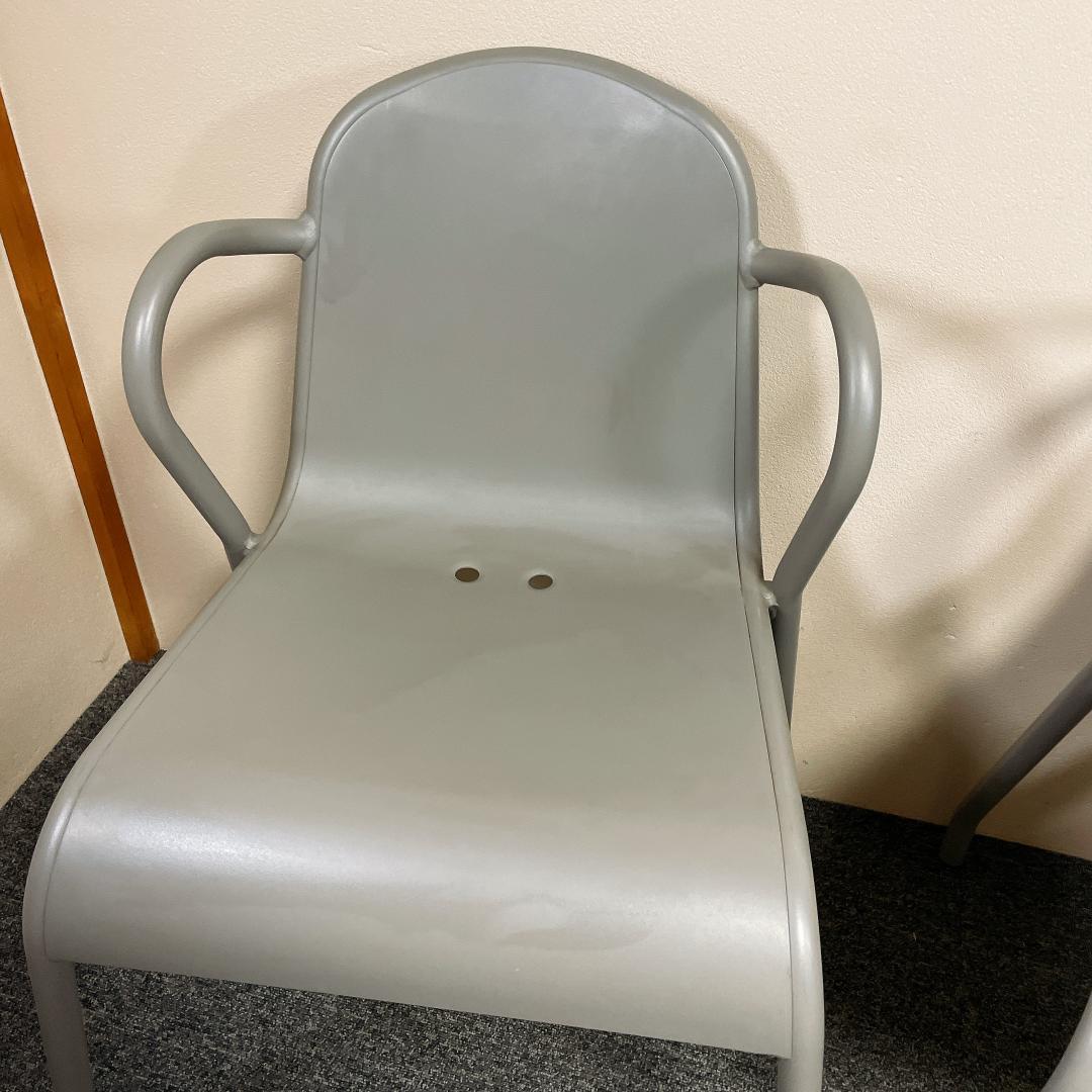 希少　IKEA TUNHOLMEN ガーデンチェア 2脚セット アルミ