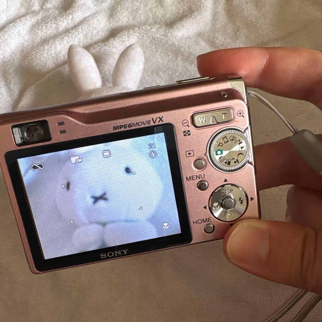 SONY Cyber-shot DSC-W80 ピンク