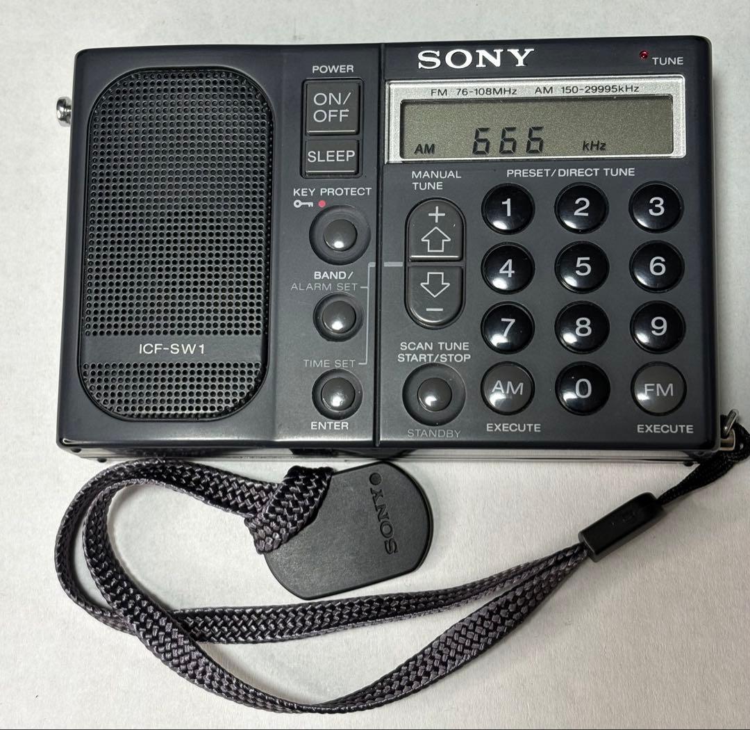 ラジオ・コンポ SONY ICF-SW1S FM STEREO