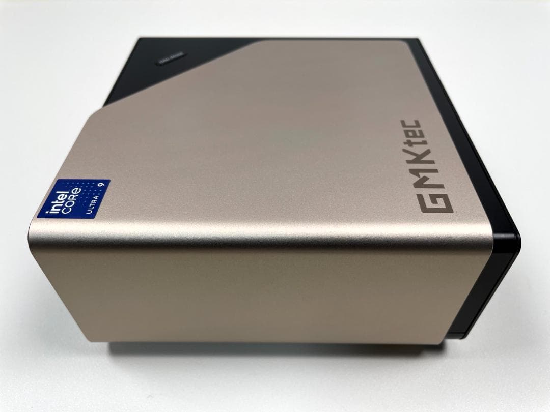 使用短め GMKtec EVO-T1 Core Ultra 9 285HミニPC