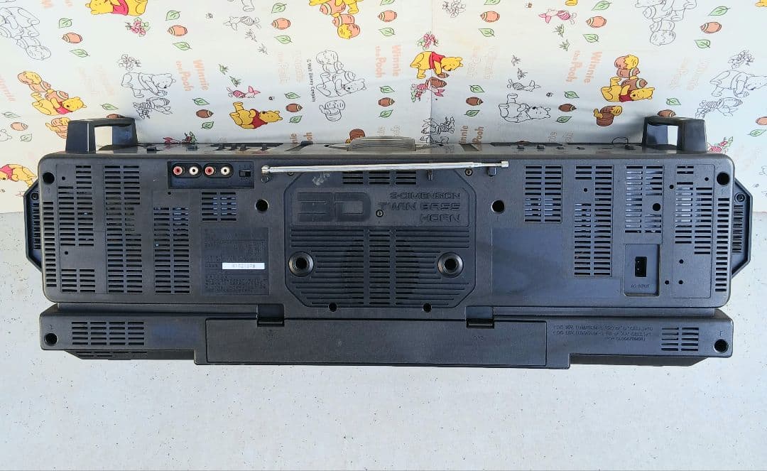 レトロ品 SHARP ダブルカセット CDラジカセ QT-73CD「ジャンク」