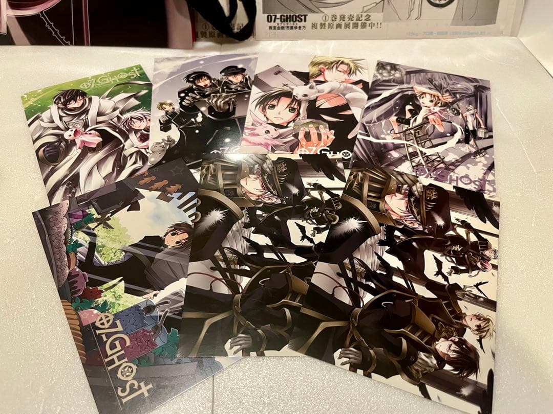 07-GHOST グッズセット 直筆サイン＋イラスト入り複製原画
