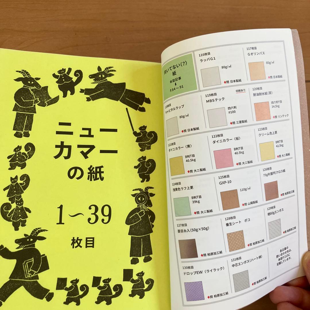 実物　紙サンプルBOOK