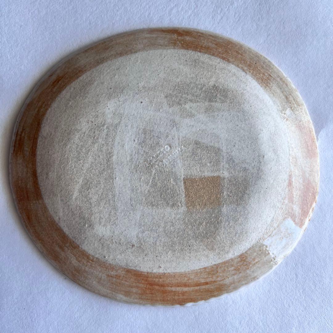 鹿児島睦 ハンドメイド 絵皿（黄色） 未使用 美品