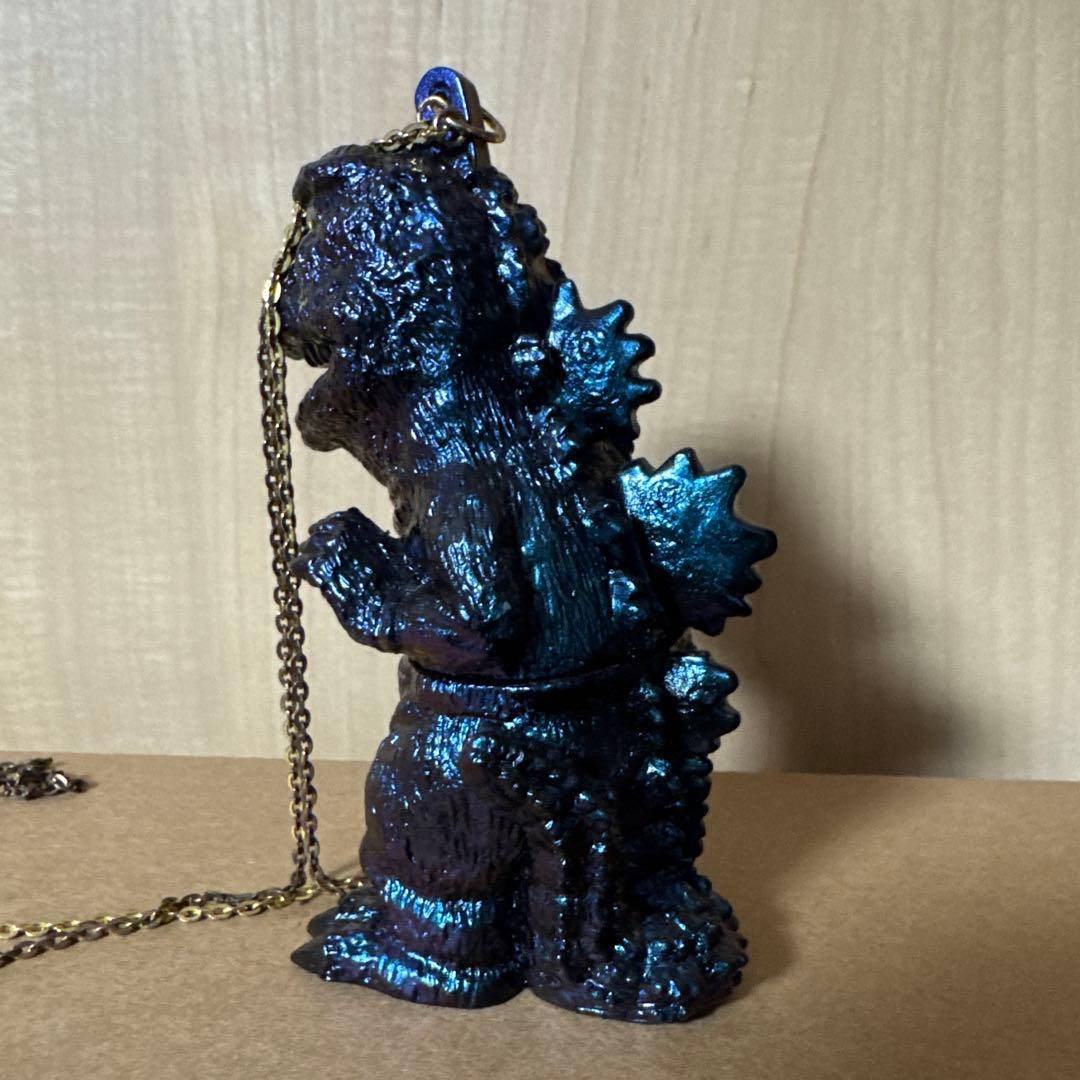 ゴジラ ヘドラ　ソフビ　Y.MSF ネックレスフィギュア　マジョーラーカラー