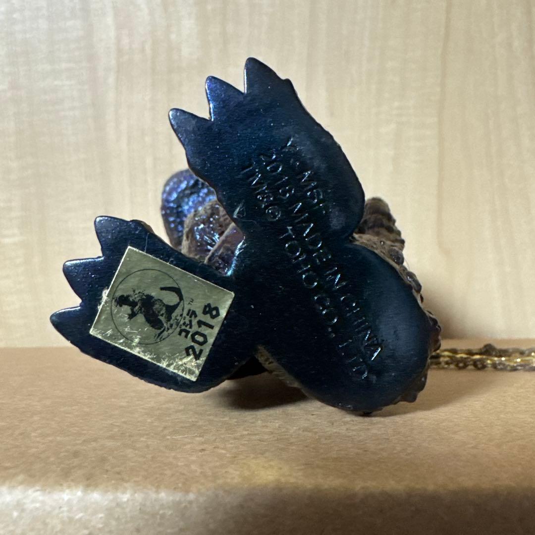 ゴジラ ヘドラ　ソフビ　Y.MSF ネックレスフィギュア　マジョーラーカラー