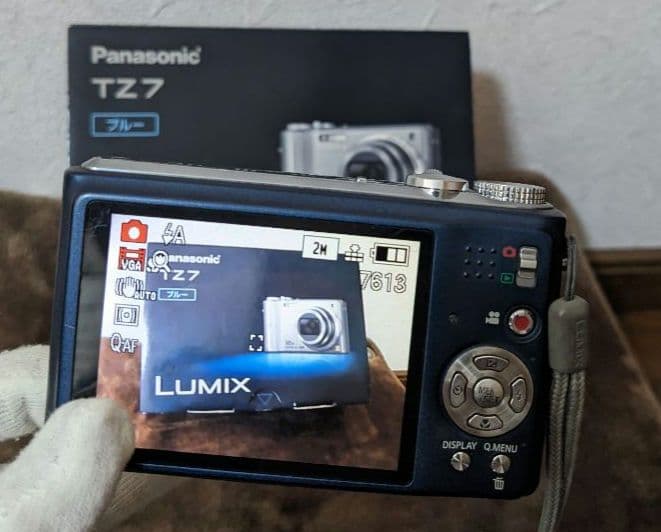 Panasonic LUMIX デジタルカメラ TZ7 ブルー