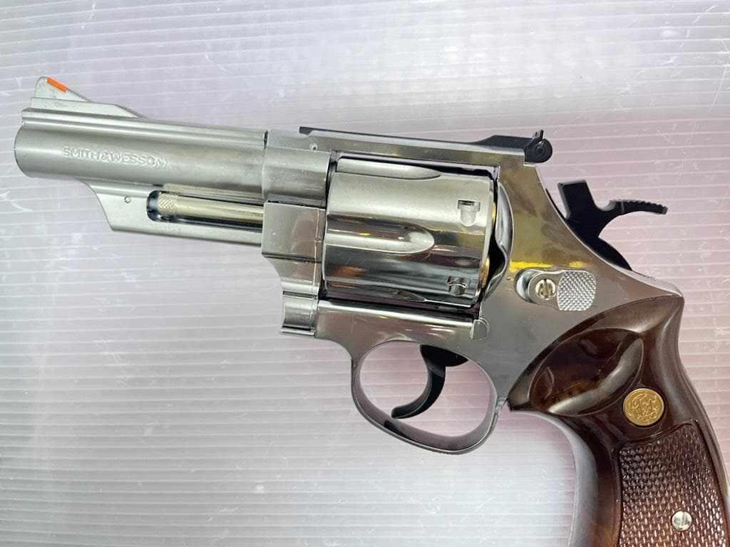 クラウン ガスリボルバー S&W M629 4インチ シルバー 予備カート付き