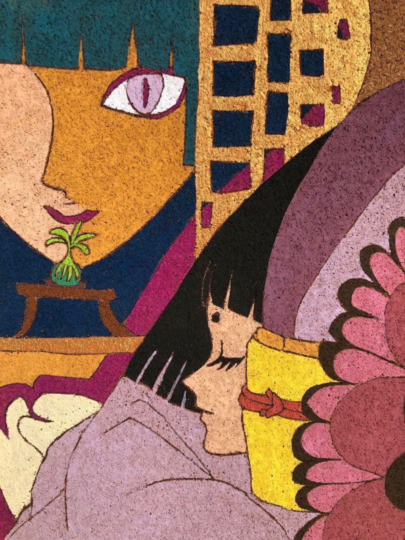 真作　Vojorna(ボジョヲナ) 立　約8号　1点物　人物画　現代アート