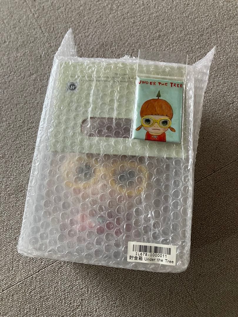 新品 未開封 奈良美智 貯金箱 Under the Tree ソフビ フィギュア