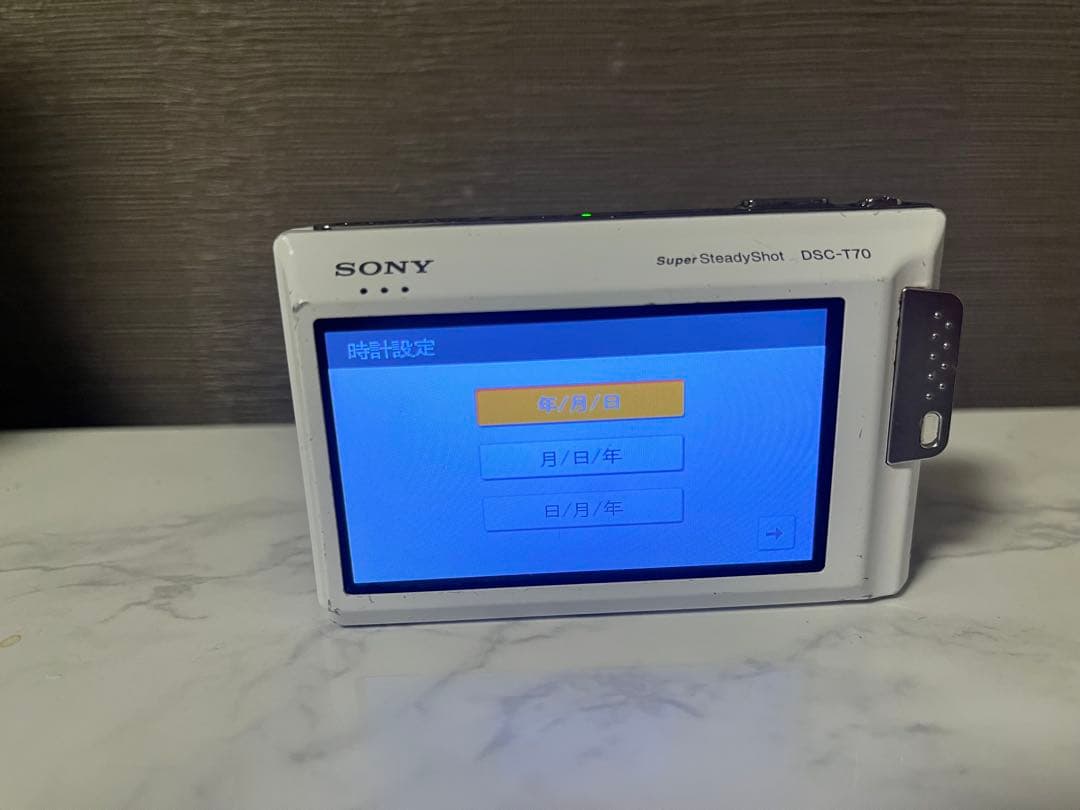 SONY Cyber-shot DSC-T70 ホワイトバッテリー付き