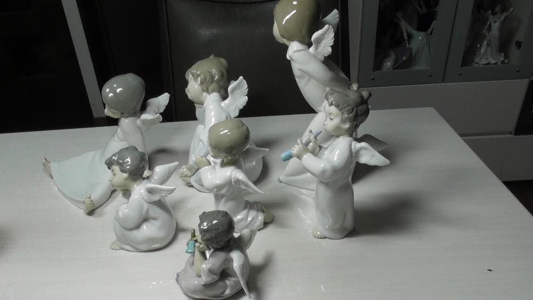 LLADRO　リヤドロ　【天使シリーズ７点】１　リアドロ　インテリアＬ484