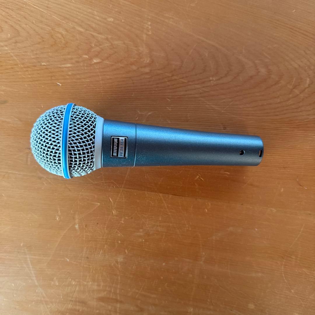 SHURE BETA 58A ダイナミックマイク ケース付き