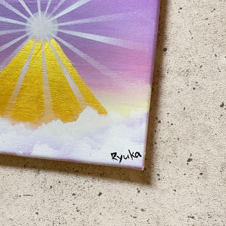 ■開運パワーアート■ 黄金のダイヤモンド富士