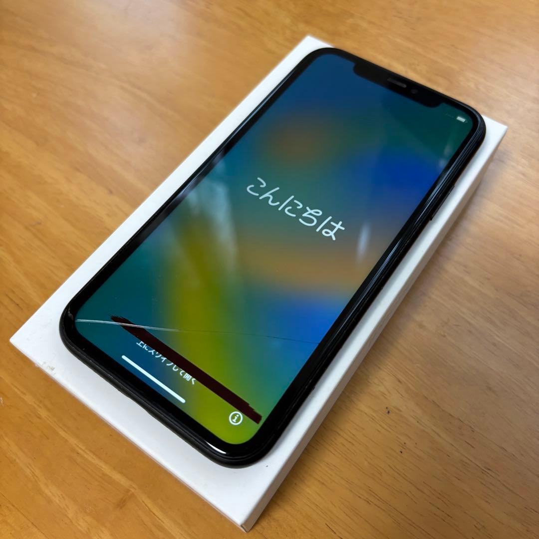 iPhone11 ブラック 256GB 画面傷有り SIMフリー