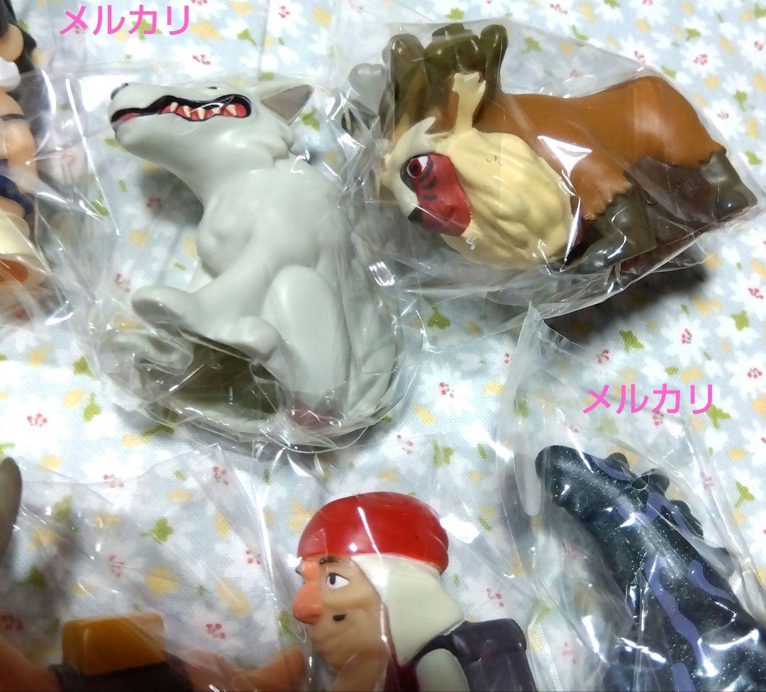 ジブリ指人形まとめ売り　もののけ姫１１種
