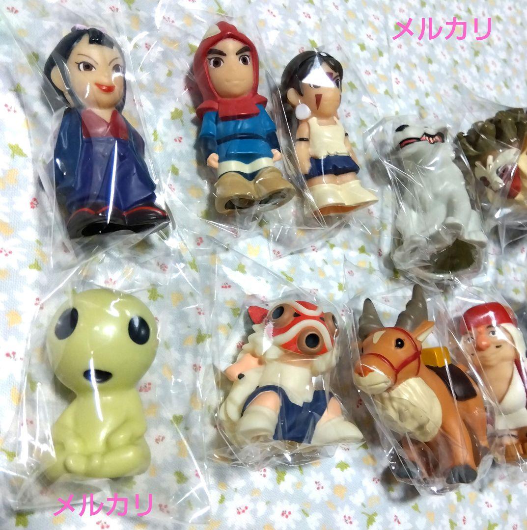 ジブリ指人形まとめ売り　もののけ姫１１種
