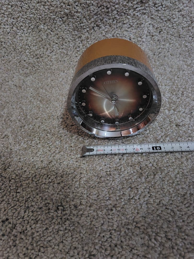 Vintage CITIZEN 70s 手巻き目覚まし時計 シチズン　昭和レトロ