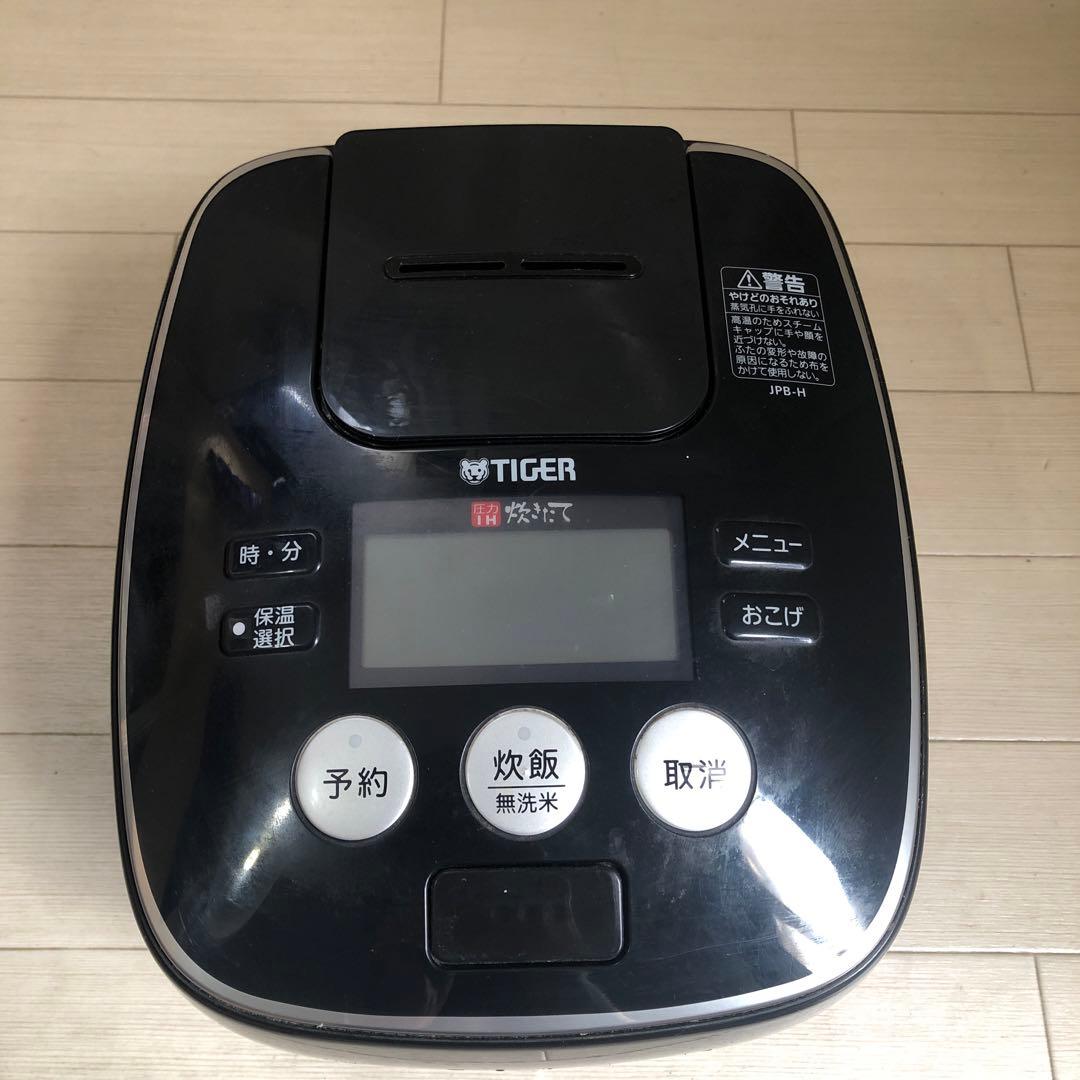 TIGER 5合炊き炊飯器 ブラック
