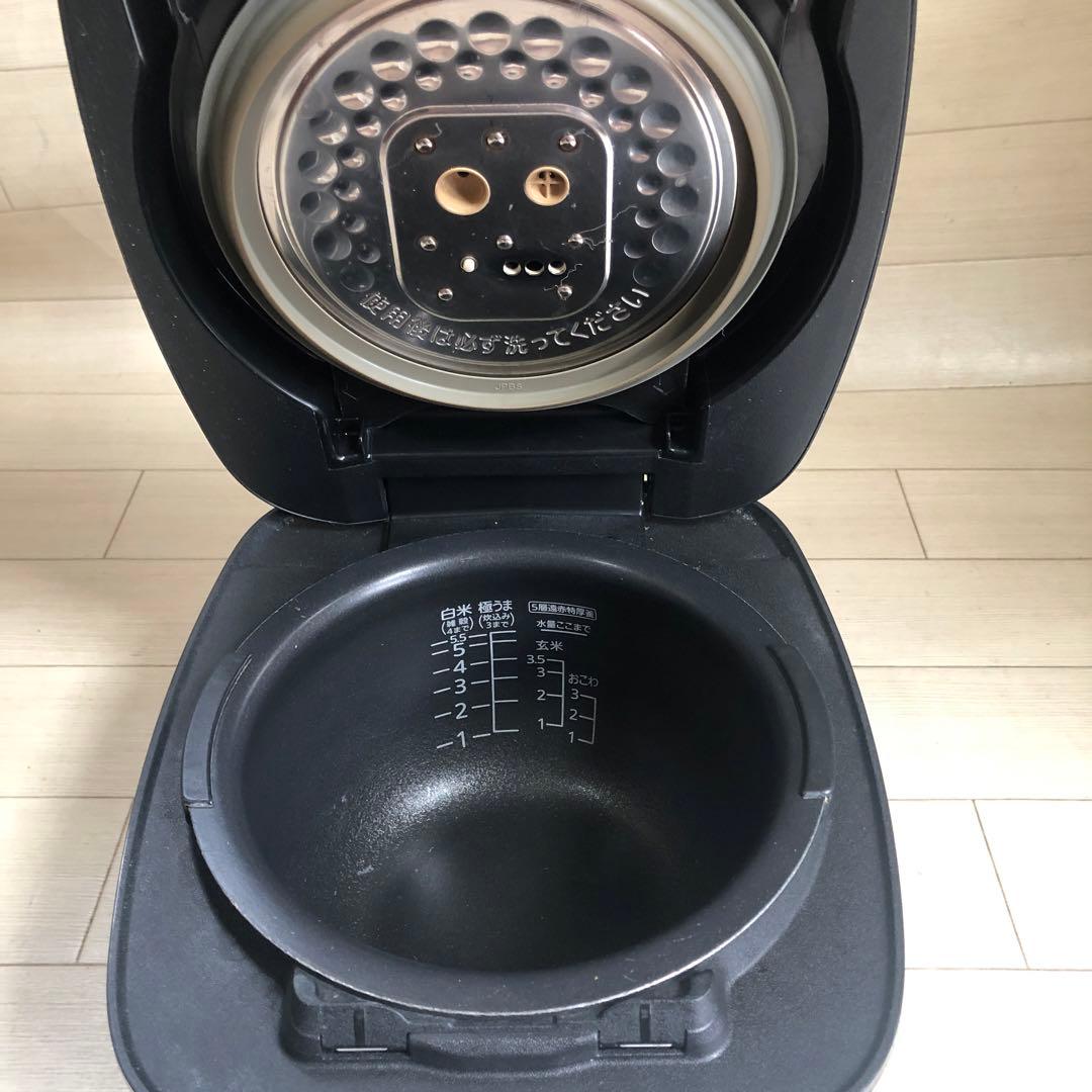 TIGER 5合炊き炊飯器 ブラック
