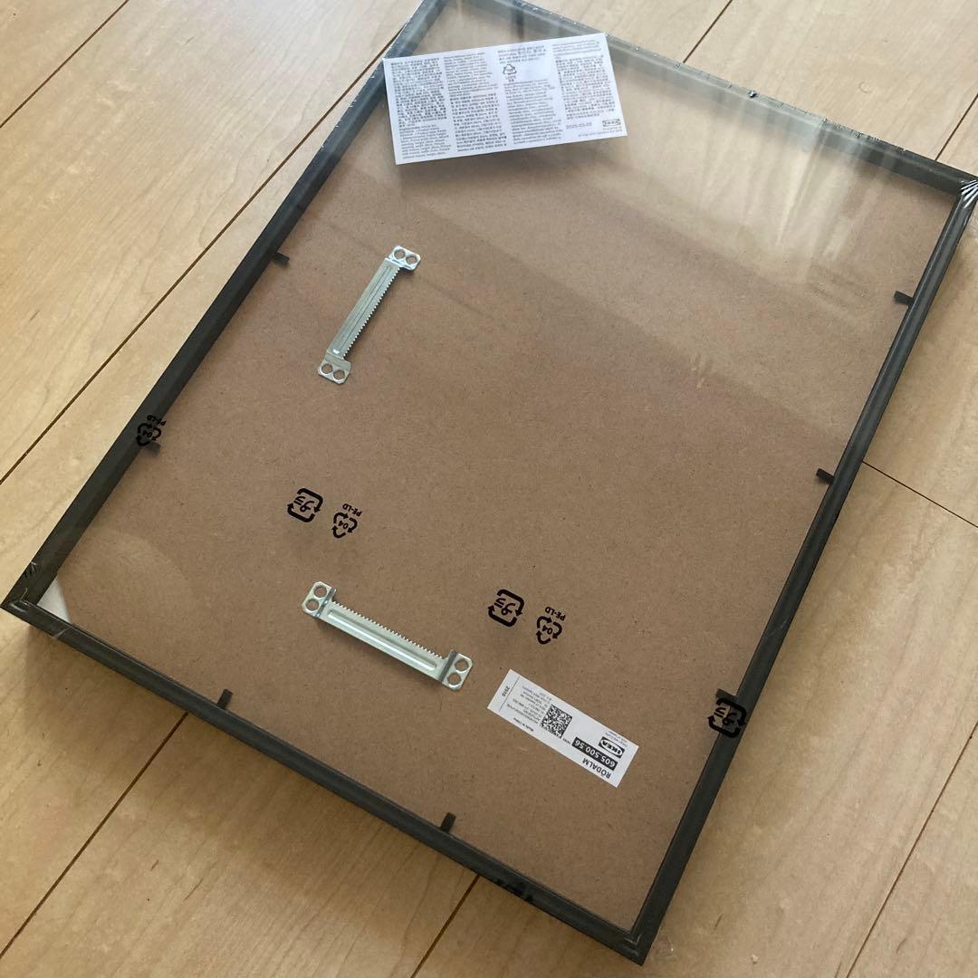 安西水丸　額入りポスター　ブラン