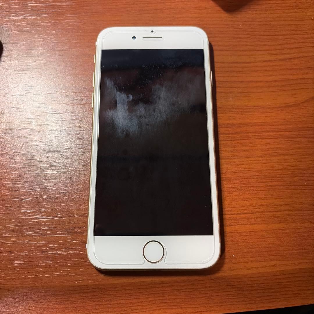 Apple iPhone 7 ゴールド ケースフィルム付き