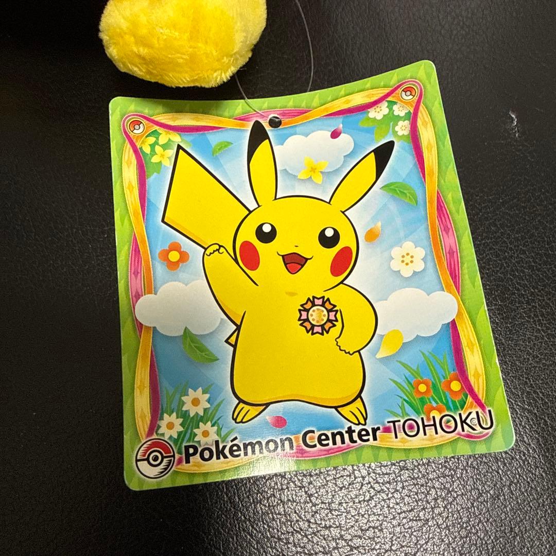 ポケモンセンター がんばリボンをもったピカチュウ ぬいぐるみ 2011年　東北