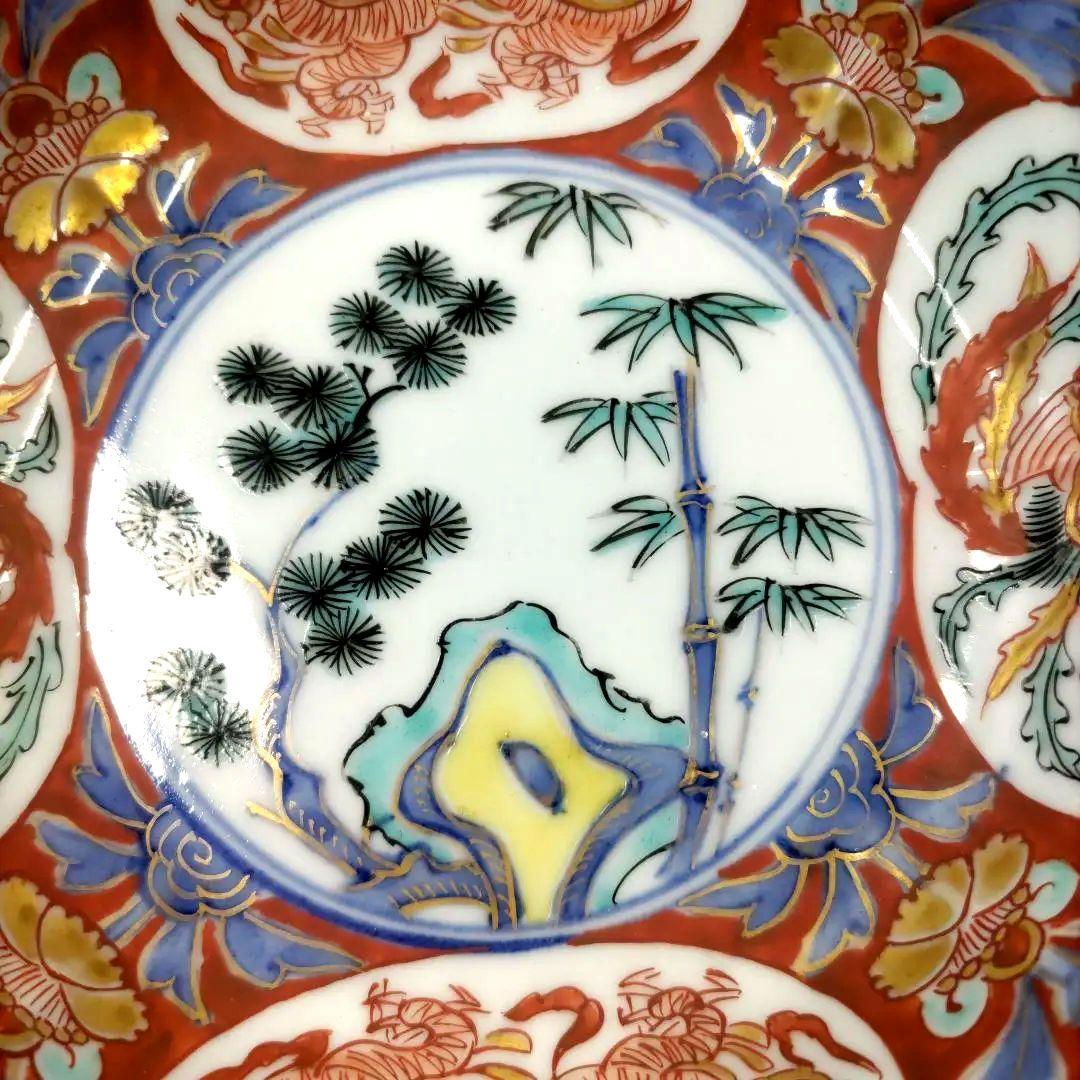 有田焼　伊万里焼　古伊万里　金彩　色絵　なます皿　小皿　小鉢　5寸皿5客セット②