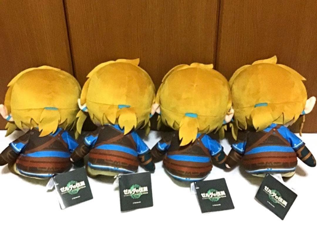[新品タグ付き] ゼルダの伝説　ティアキン　Lぬいぐるみ　4個セット