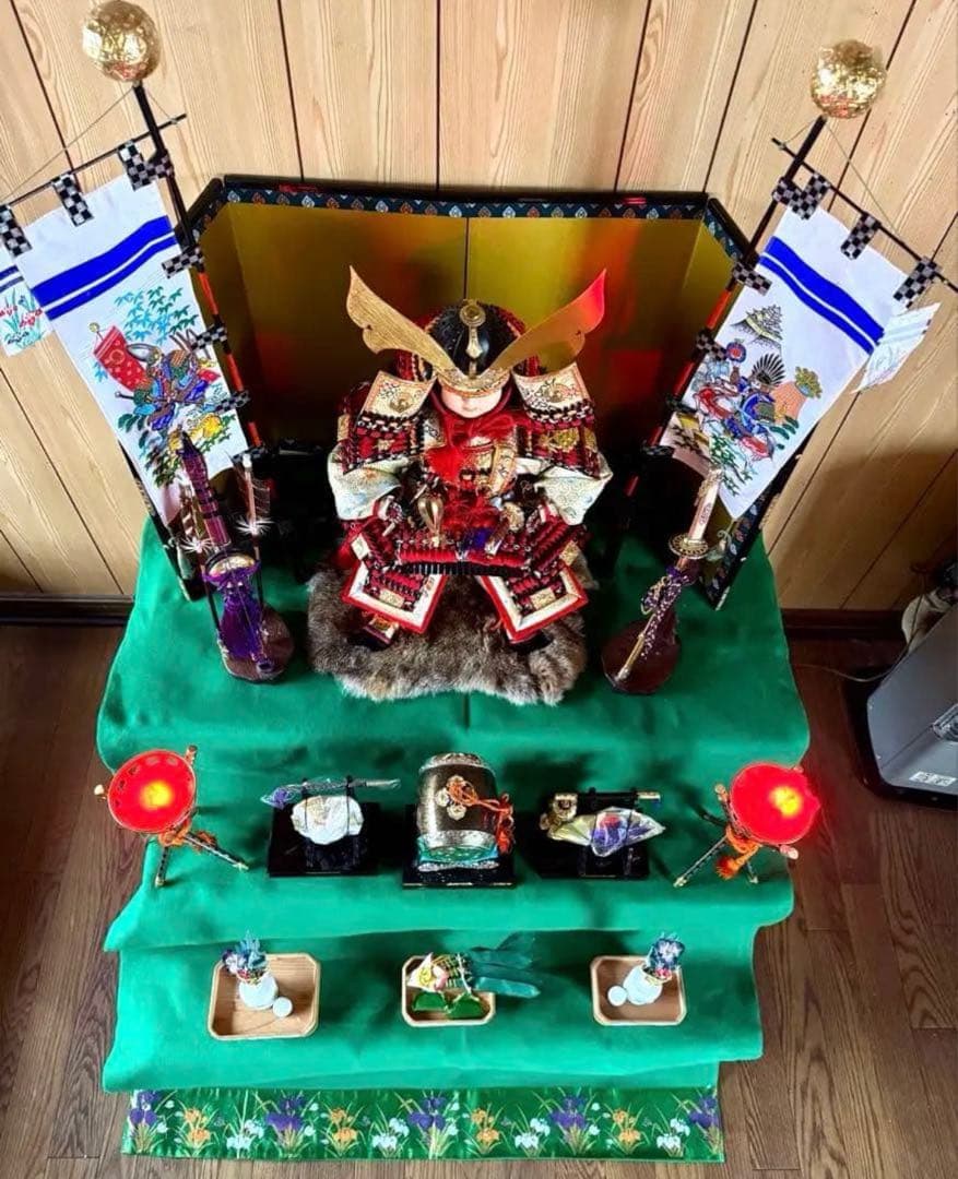 子供の日・五月人形 若武者 菊水作 10号
