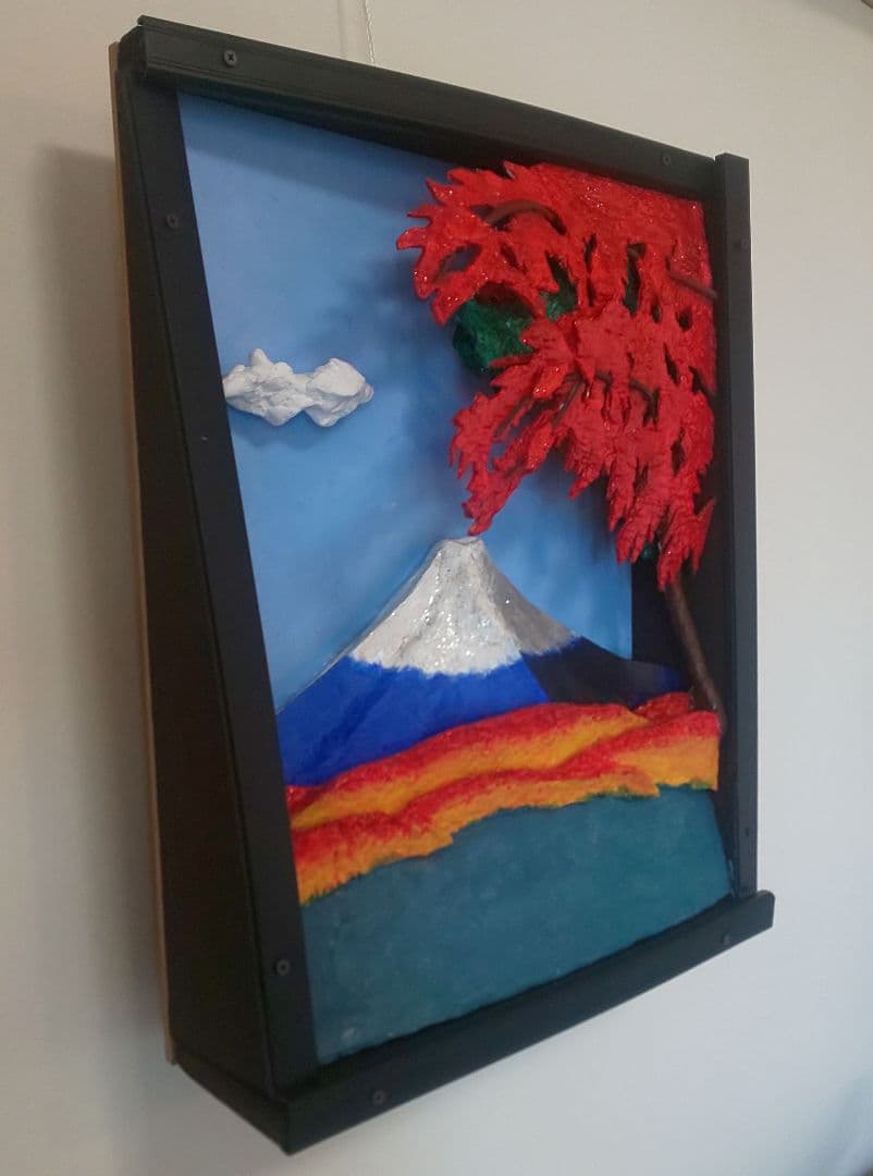 「河口湖の紅葉」