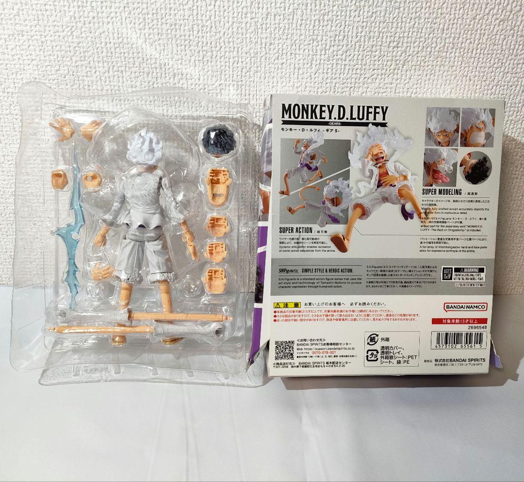 ☆　figuarts　フィギュアーツ　ワンピースフィギュア　ルフィ　ニカ　ギア5