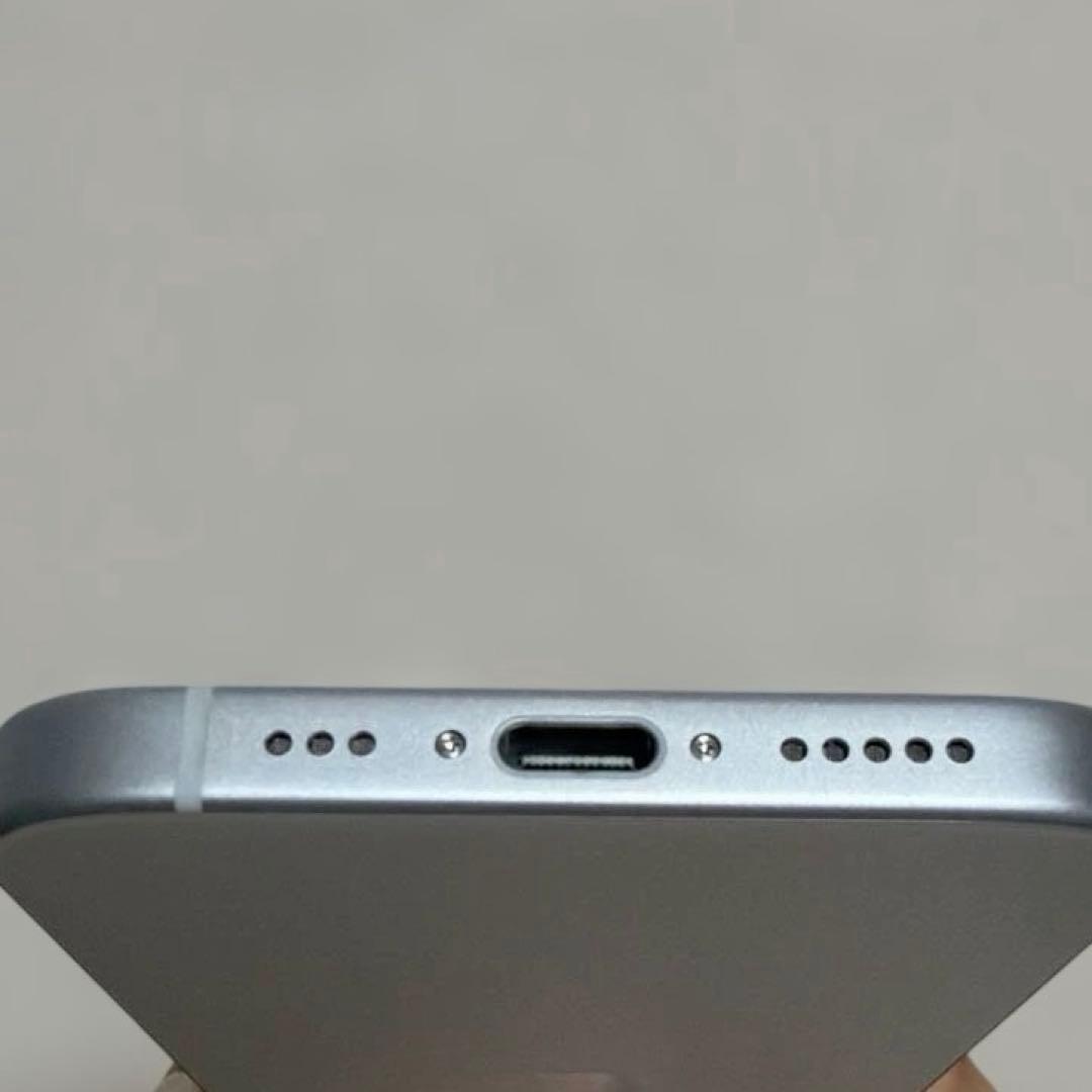 【美品】iPhone15 128GB ブルー　2025年Appleストア購入品