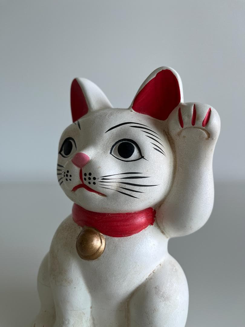 【和モダン】招き猫　レトロ　アンティーク　ヴィンテージ　【吸い込まれる瞳】