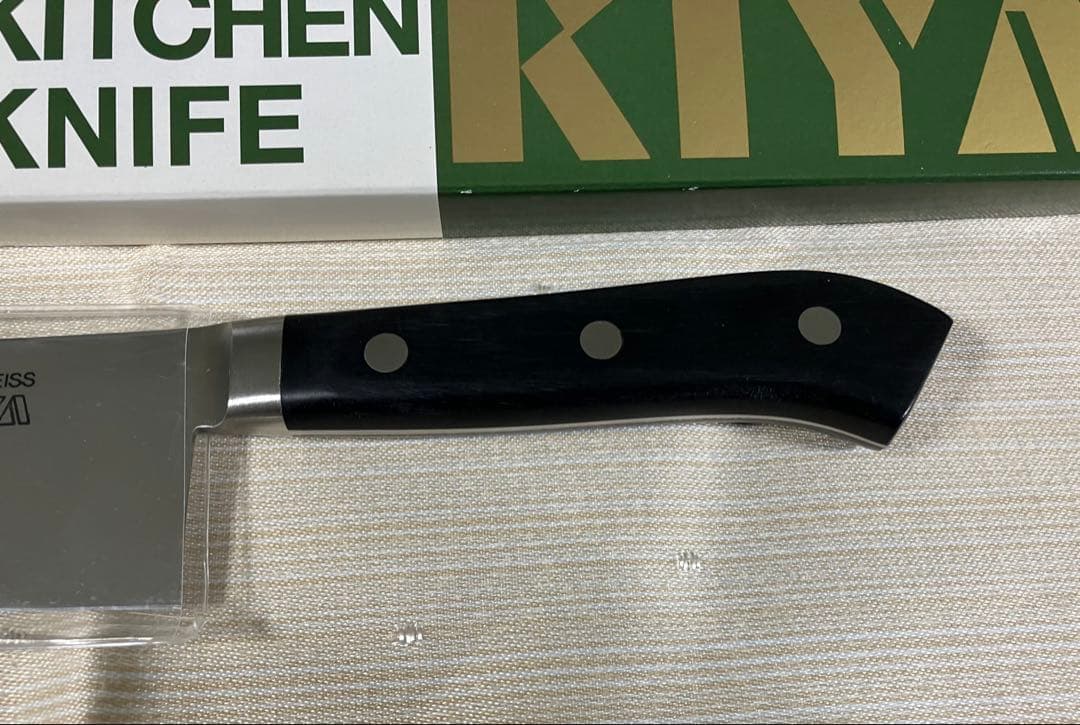 木屋　エーデルワイス 洋包丁　三徳包丁NO160 鎌型