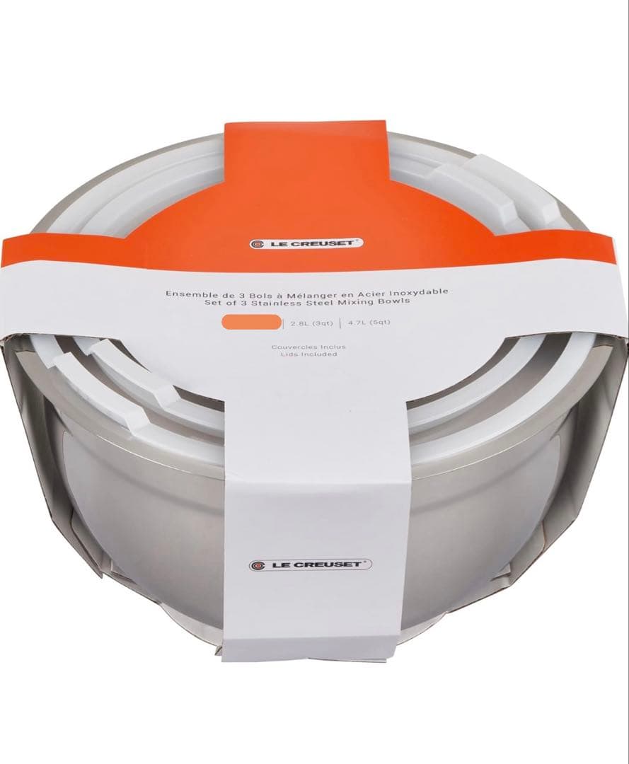 LE CREUSET 調理用ボウル 2個セット 蓋付き