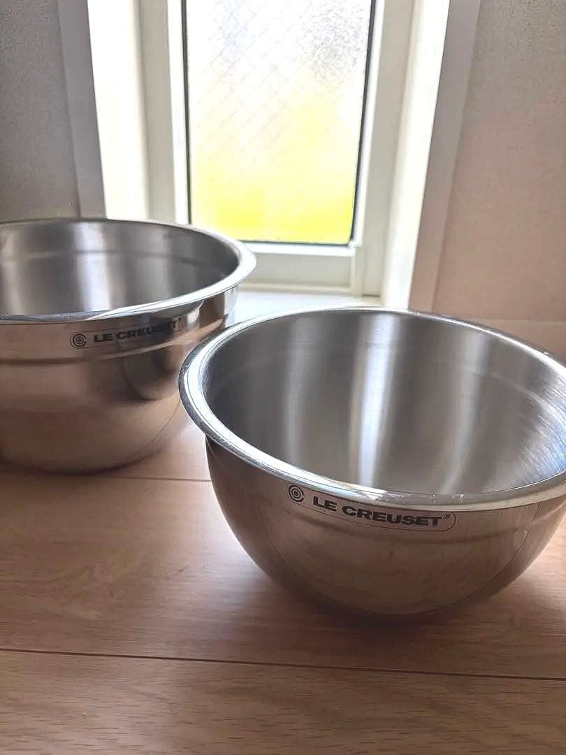 LE CREUSET 調理用ボウル 2個セット 蓋付き