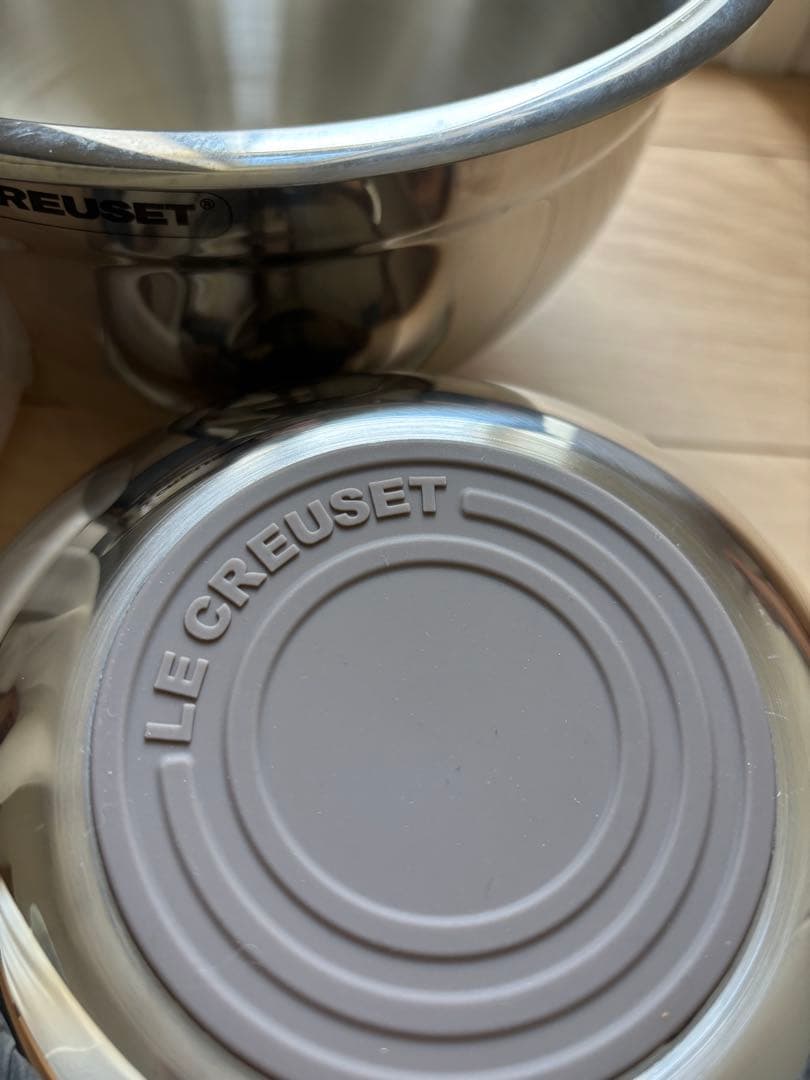 LE CREUSET 調理用ボウル 2個セット 蓋付き