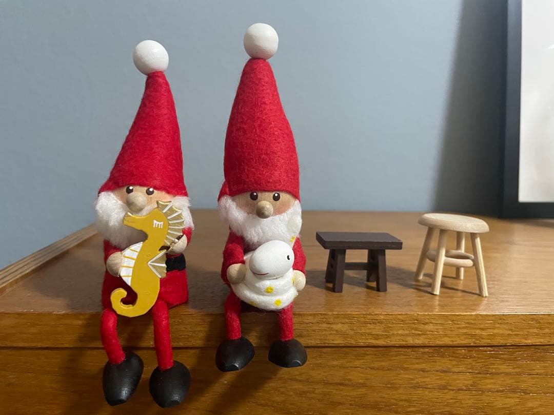 ノルディカニッセ　干支シリーズ　2体&スツール2脚セット