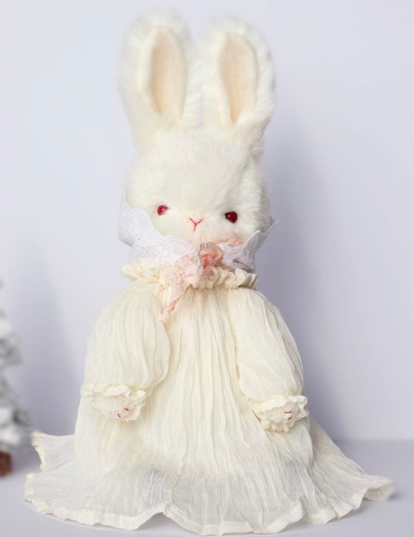 優しいお姉さんうさぎ ぬいぐるみ アーティストベア ハンドメイド 海外作家様 兎