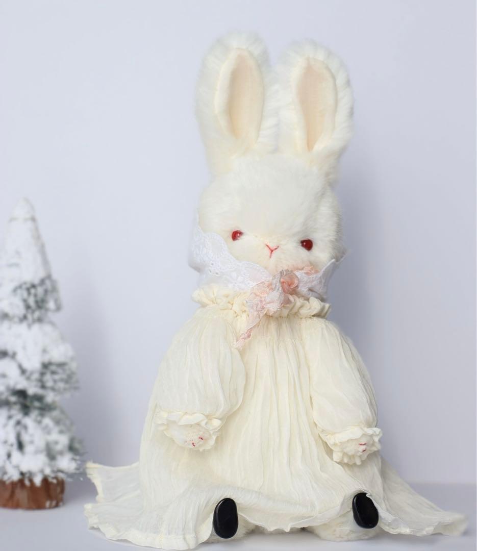 優しいお姉さんうさぎ ぬいぐるみ アーティストベア ハンドメイド 海外作家様 兎