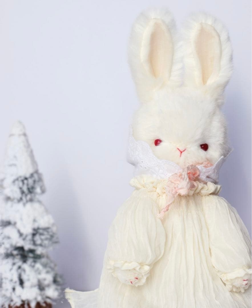 優しいお姉さんうさぎ ぬいぐるみ アーティストベア ハンドメイド 海外作家様 兎