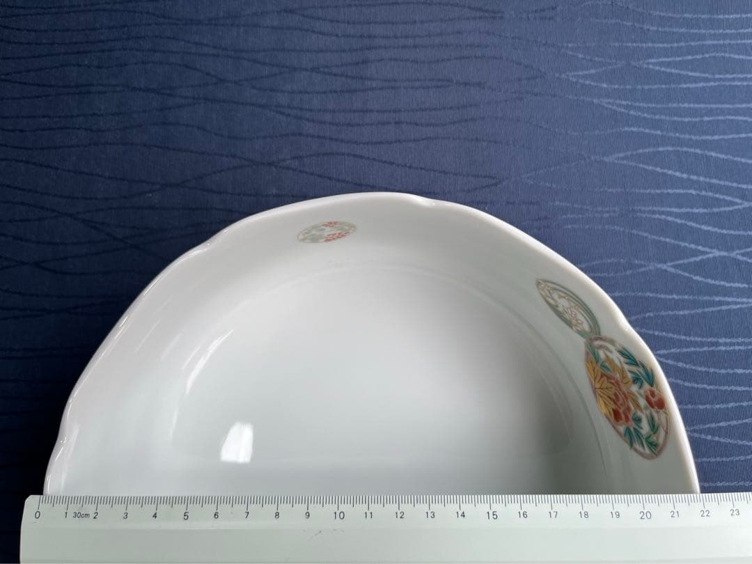 深川製磁　花丸紋　鉢　中鉢　約22㎝