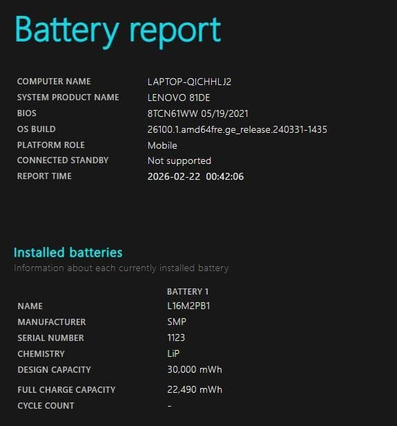 Lenovoノートパソコン 8世代Celeron/8GB/新品SSD/Win11