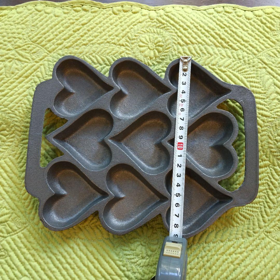 鋳鉄製 ハート マフィン型 製菓 焼き型