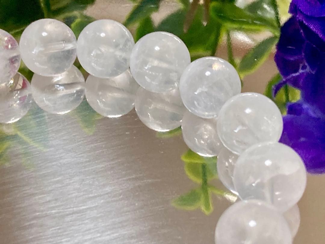 究極品質　超古代の記憶を持つ幻の水晶　ホワイトレインボーウラルレムリアン　12㎜