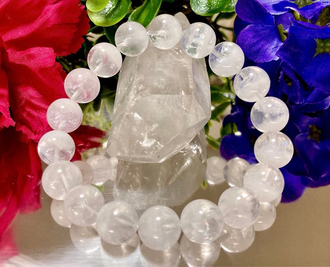 究極品質　超古代の記憶を持つ幻の水晶　ホワイトレインボーウラルレムリアン　12㎜