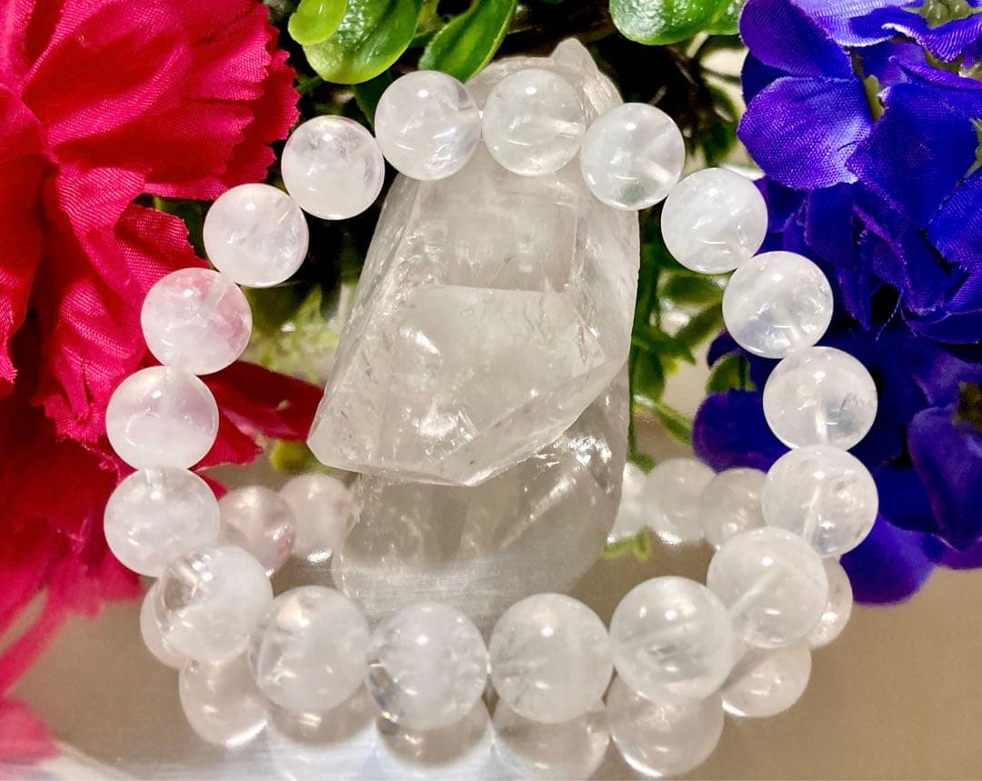 究極品質　超古代の記憶を持つ幻の水晶　ホワイトレインボーウラルレムリアン　12㎜