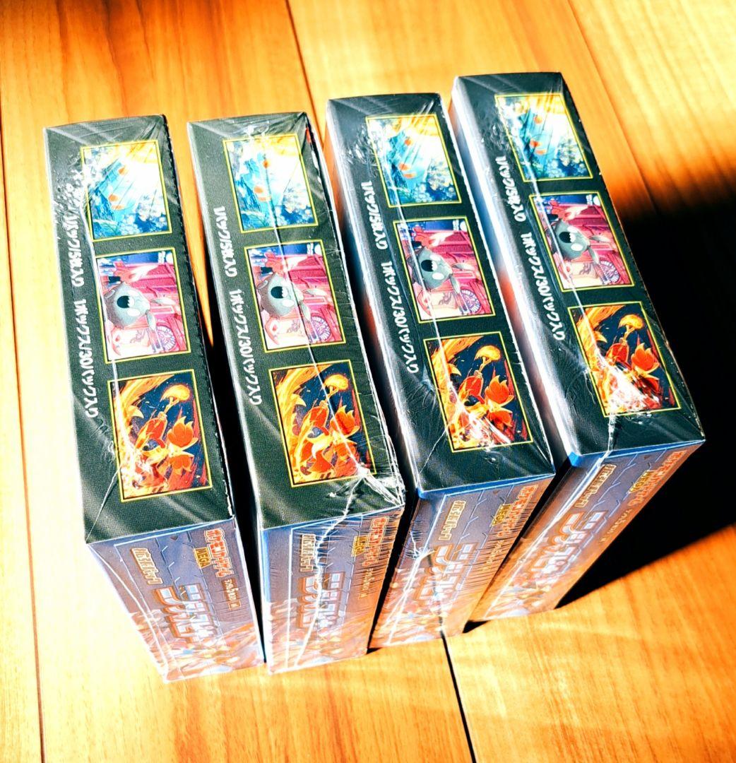 完全新品未開封品ポケモンカードゲームニンジャスピナー4BOXセットシュリンク付き
