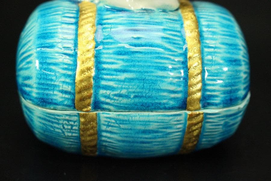 茶道具 中村翠嵐 作 牛 鼠 狗 香合 三件まとめて(ZE894)